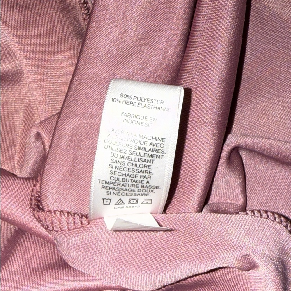 Express One Eleven Crushed Velvet Tank Top – Size M – Blush Pink – Soft Stretch - Picture 9 of 12